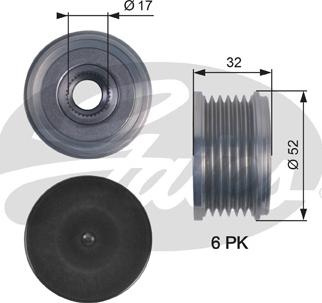Fulie, alternator CITROËN C5 II Break (RE_),