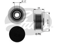 Fulie alternator CITROEN BERLINGO BERLINGO FIRST microbus MF GJK GFK 1 9 D MFWJZ diesel 70 cai GATES OAP7282 Fulie alternator CITROEN BERLINGO BERLINGO FIRST microbus MF GJK GFK 1 9 D MFWJZ diesel 70 cai GATES OAP7282 OAP7282 GATES pentru CitroEn Ber