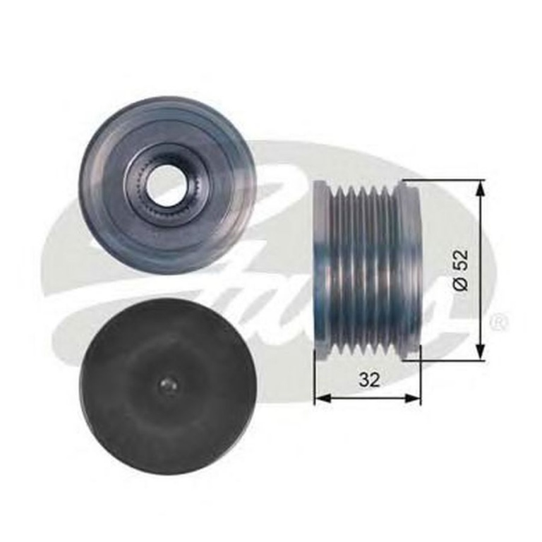 Fulie alternator CITROEN JUMPY platou sasiu BU BV 