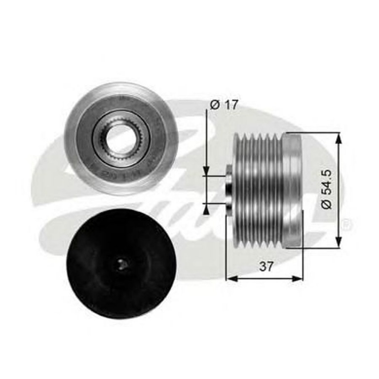 Fulie alternator CITROEN JUMPY platou sasiu BU BV 