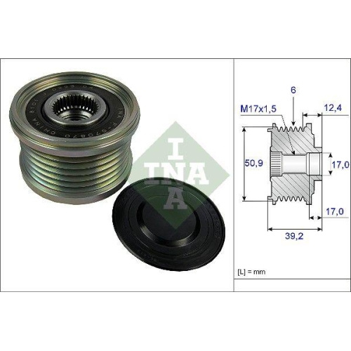 Fulie alternator Mazda 2 (DL), 3 (BM), 6 (GJ), CX-