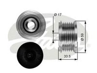 Fulie alternator PEUGEOT 206 CC 2D GATES OAP7080