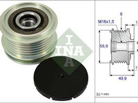 Fulie alternator SEAT CORDOBA 6K1 6K2 Producator INA 535 0012 10