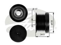 Fulie alternator SKODA FABIA Combi GATES OAP7090