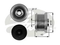 Fulie alternator VOLVO V40 combi VW GATES OAP7059