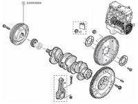 FULIE ARBORE COTIT DACIA LOGAN 1.4