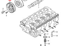 Fulie ax came Vw Bora 1J5 Sedan 1.9 TDI 96 KW 1998 1999 2000 2001 2002 2003 2004 2005 OEM 038109111E