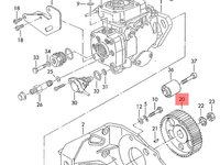 Fulie ax cu came 1.9 TDI euro 2 Volkswagen Passat B5 1996 1997 1998 1999 2000 OEM 028130111A