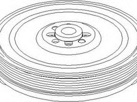 Fulie curea, arbore cotit AUDI A6 limuzina (4A, C4), VW TRANSPORTER / CARAVELLE Mk IV bus (70XB, 70XC, 7DB, 7DW), VW TRANSPORTER Mk IV caroserie (70XA