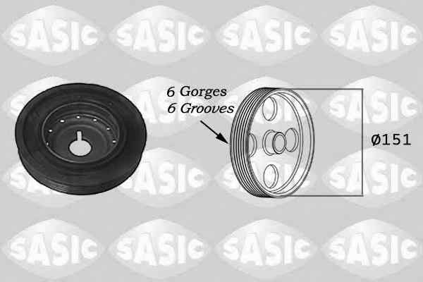 Fulie curea arbore cotit DACIA LOGAN MCV (KS_) SAS