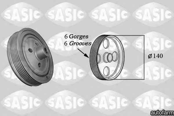Fulie curea arbore cotit FORD C-MAX DM2 SASIC 2156