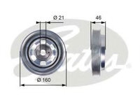 Fulie curea, arbore cotit IVECO DAILY III platou / sasiu (1999 - 2006) GATES TVD1081 piesa NOUA