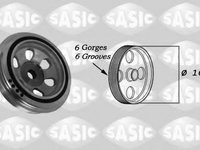 Fulie curea, arbore cotit IVECO DAILY III caroserie inchisa/combi, IVECO DAILY III platou / sasiu - SASIC 2156053