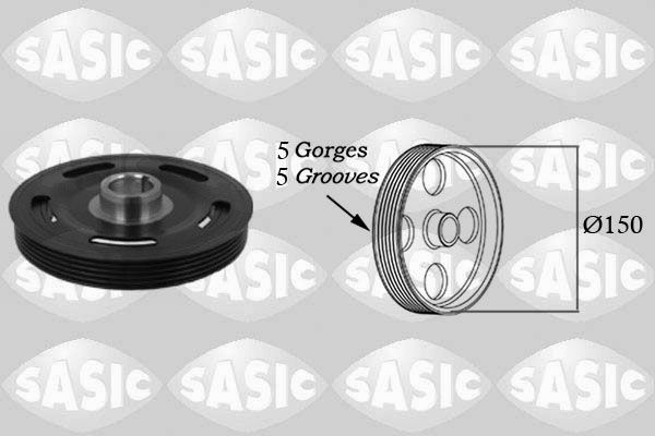 Fulie curea, arbore cotit SASIC 2156010