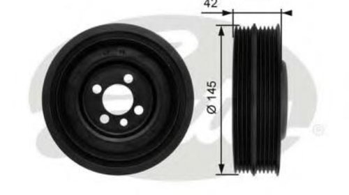 Fulie curea, arbore cotit SEAT AROSA (6H), VW