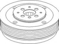 Fulie curea, arbore cotit VW POLO limuzina (6KV2), SEAT INCA (6K9), AUDI A3 (8L1) - TOPRAN 110 719