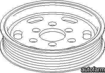 Fulie, pompa servo VW CADDY II combi (9K9B) TOPRAN 111 170