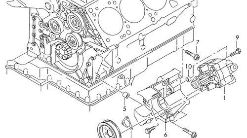 Fulie pompa servodirectie Audi A6 4B 2002 200