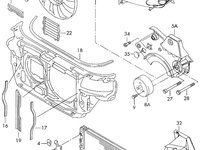 Fulie vasc A4 B6 1.9 TDI 2002 AWX OEM 058121301B