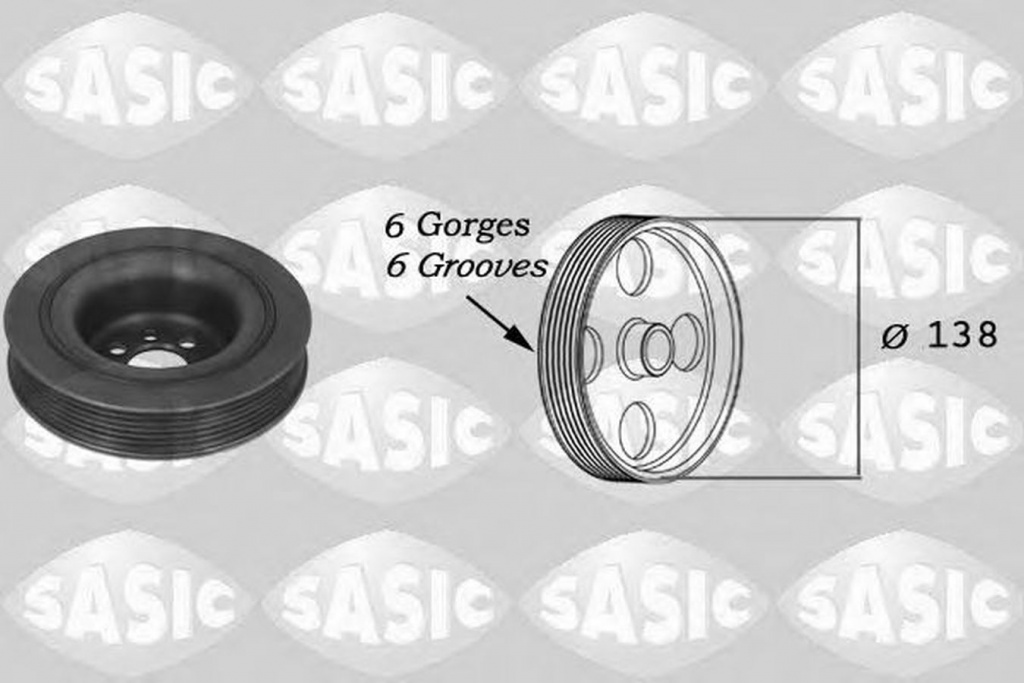 Fulie vibrochen VW EOS 1F7 1F8 SASIC 9001800