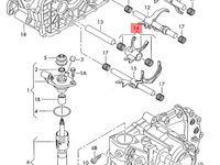 Furca selector viteze marsarier Volkswagen Sharan (7M) 2002 2003 1.9 TDI OEM 02M311570C