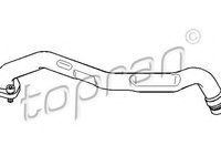 Furtun, aerisire chiulasa AUDI 80 (89, 89Q, 8A, B3) (1986 - 1991) TOPRAN 108 737