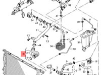 Furtun apa Audi A4 B8 2.0 TDI CAG Sedan 2009 OEM 8K0121101G