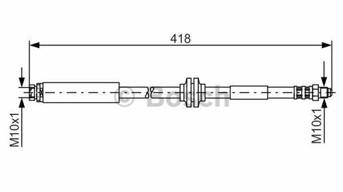 Furtun/Conducta frana fata/spate VOLVO S40 2004-2010 - NOU Bosch