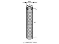 Furtun flexibil, sistem de esapament DINEX 94214