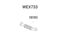 Furtun flexibil, sistem de esapament FORD TOURNEO CONNECT (2002 - 2016) QWP WEX733 piesa NOUA