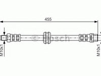 Furtun frana 1 987 476 444 BOSCH pentru Bmw Seria 3 Bmw Z3