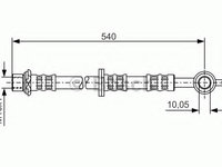 Furtun frana 1 987 476 833 BOSCH