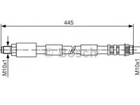 Furtun frana 1 987 476 912 BOSCH pentru Peugeot 307 CitroEn C4