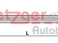 Furtun frana 4110261 METZGER pentru Peugeot 406
