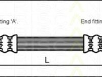 Furtun frana 8150 24212 TRISCAN pentru Opel Vectra Opel Calibra