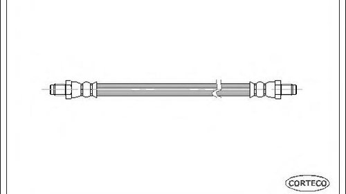 Furtun frana AUDI 4000 (89, 89Q, 8A, B3), VW 