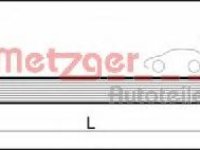 Furtun frana AUDI 500 (43, C2), AUDI 500 (44, 44Q, C3), AUDI FOX (80, 82, B1) - METZGER 4111351