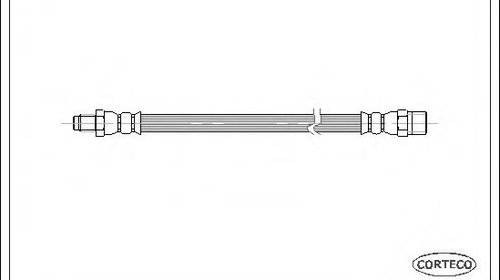 Furtun frana AUDI A6 limuzina (4A, C4), AUDI 