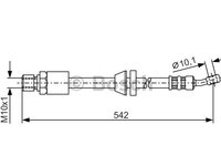 Furtun frana Axa fata ambele parti (1987476243 BOSCH) DAEWOO