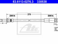 Furtun frana BMW Seria 5 (E39) (1995 - 2003) ATE 83.6113-0276.3