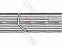 Furtun frana FORD MONDEO 1993-2000 TRW AUTOMOTIVE PHB436