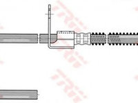 Furtun frana HYUNDAI ACCENT II limuzina LC TRW PHD607 PieseDeTop