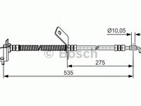 Furtun frana HYUNDAI i20 Coupe - Cod intern: W20273300 - LIVRARE DIN STOC in 24 ore!!!