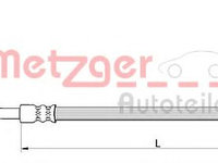 Furtun frana HYUNDAI SANTA FE II (CM) (2005 - 2012) METZGER 4111057 piesa NOUA