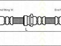 Furtun frana MAZDA EUNOS 500 (CA), MAZDA MX-6 (GE), MAZDA 626 Mk V (GF) - TRISCAN 8150 50217