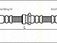 Furtun frana MAZDA XEDOS 6 (CA) - OEM - TRISCAN: 815050217|8150 50217 - Cod intern: W02254122 - LIVRARE DIN STOC in 24 ore!!!