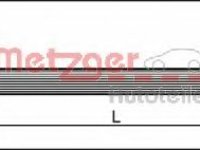 Furtun frana MERCEDES-BENZ C-CLASS (W203) (2000 - 2007) METZGER 4110581