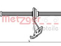 Furtun frana MERCEDES-BENZ M-CLASS (W163) (1998 - 2005) METZGER 4116207