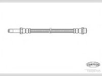 Furtun frana MERCEDES-BENZ SPRINTER 2-t bus (901, 902) (1995 - 2006) CORTECO 19026705