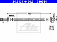 Furtun frana MERCEDES-BENZ SPRINTER 3,5-t platou / sasiu (906) (2006 - 2016) ATE 24.5137-0490.3